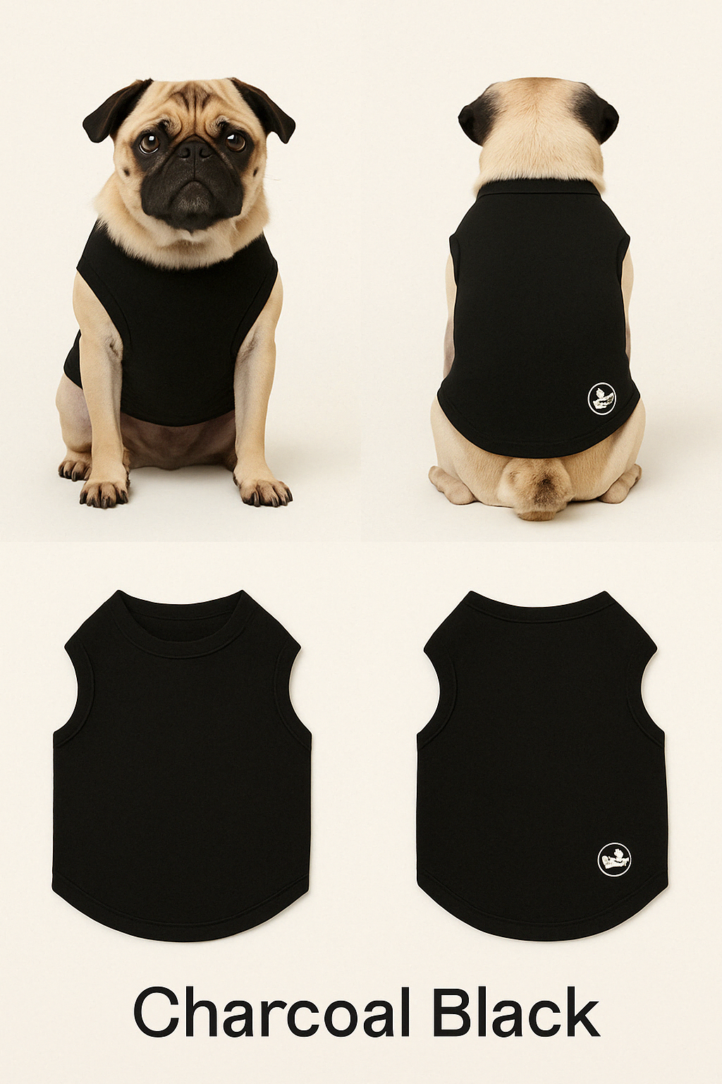 Charcoal Black Tee