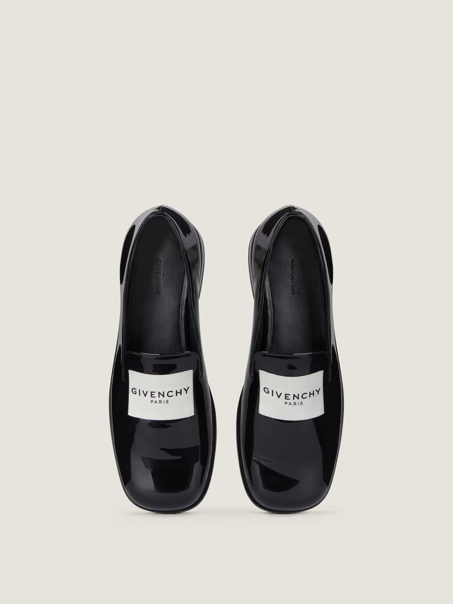 Tux loafers in patent leather